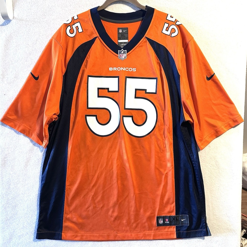 Nike Authentic XL Limited Denver Broncos Bradley Chubb Jersey 55‎